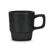 Ceramic Stackable Coffee Mugs Black